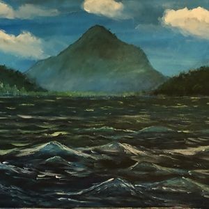 Size 16x20  self made, handmade